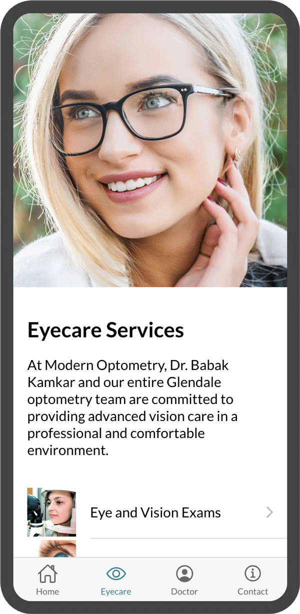 Mobile App for Optometrists